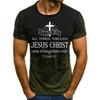 Unisexs Tshirt 3D Cross Graphic Oneck Vintage Casual Tops Printed Unisex Clothing Ropa Hombre Short Sleeve Oversized T Shirts Tees