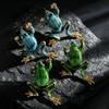 LATS Hip-hop Rock Quirky Cute Cartoon Personality Creative Frog Earrings for Women Jewelry Accessories Gifts