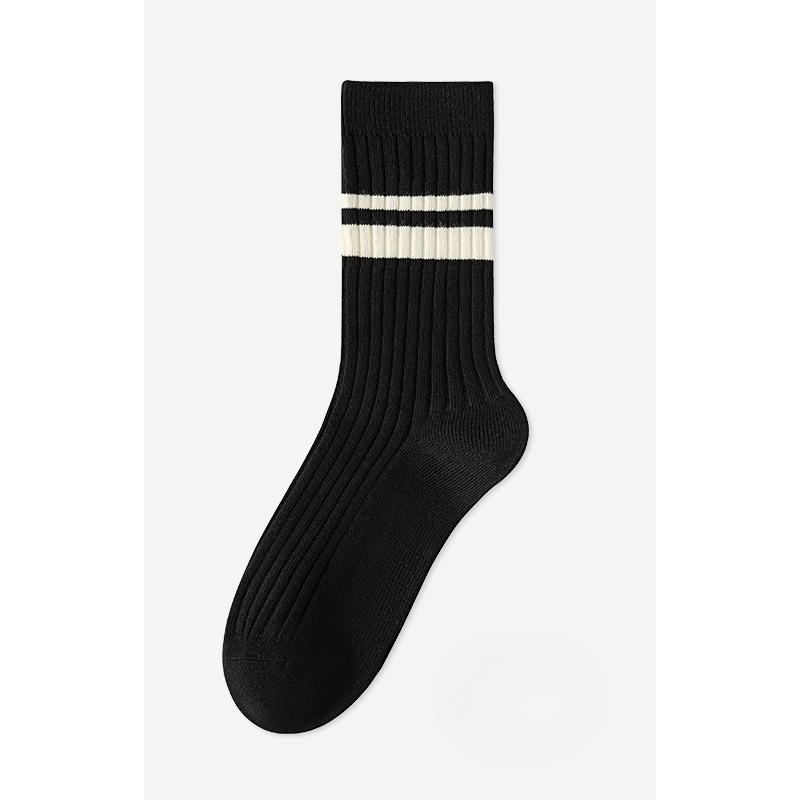 

Женские весенне-осенние носки до середины икры, влагопоглощающие и устойчивые к запаху носки из чистого хлопка, универсальные махровые носки, разноцветные хлопковые носки 1 pair