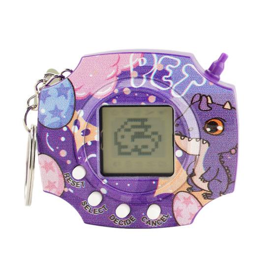 Kids Electronic Digital Pet Toy Cartoon Dinosaur Virtual Pet Game Machine Mini Digital Pet Handheld Game Console Educational Toy