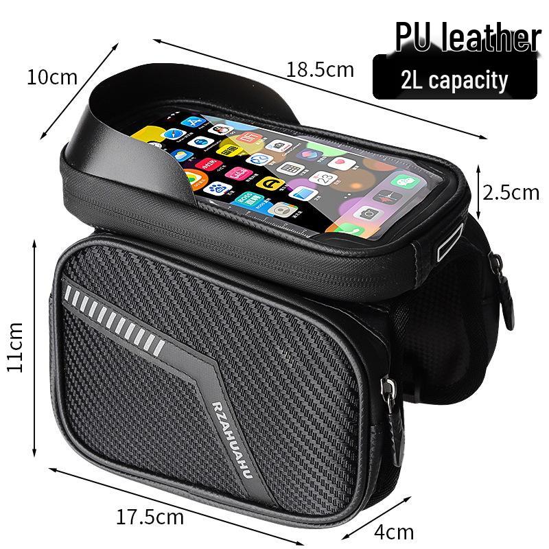 Waterproof Bicycle Top Tube Phone Bag for Mountain Bikes