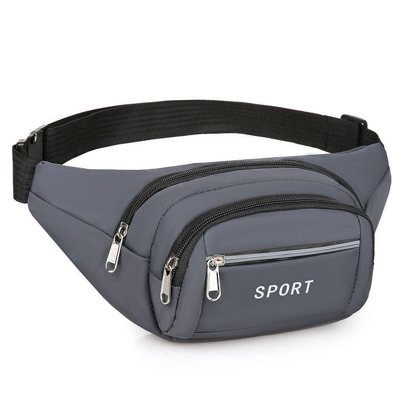Unisex Water-Resistant Multifunctional Waist Bag for Mobile Phones - Large Capacity, Wear-Resistant for Sports, Business, and Construction Site Use.