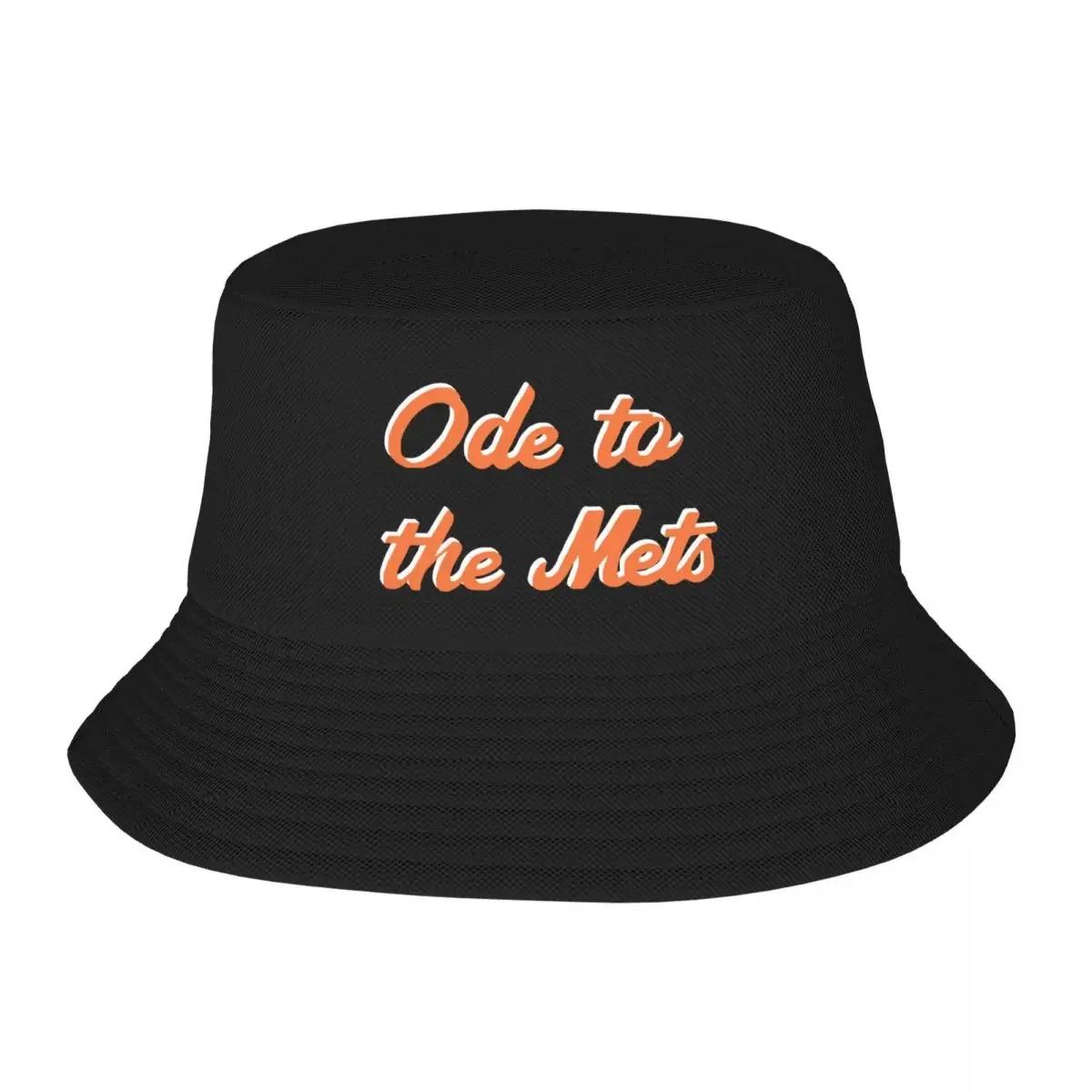 

Retro DesignThe Strokes Ode To Mets Design Bucket Hat Hard Luxury Brand New In Woman Mens