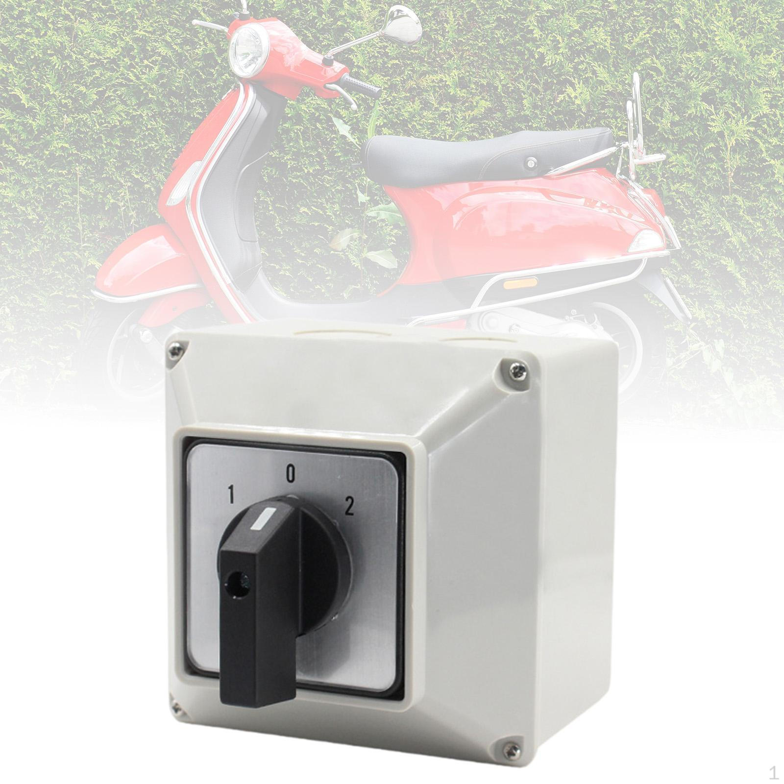 

Changeover Switch Transfer 2 Phase Universal Waterproof Base Box Latching for Control