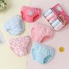 All-Cotton A-Grade Girls' Briefs: No-Wedgie Underwear for Small to Medium Children and Babies