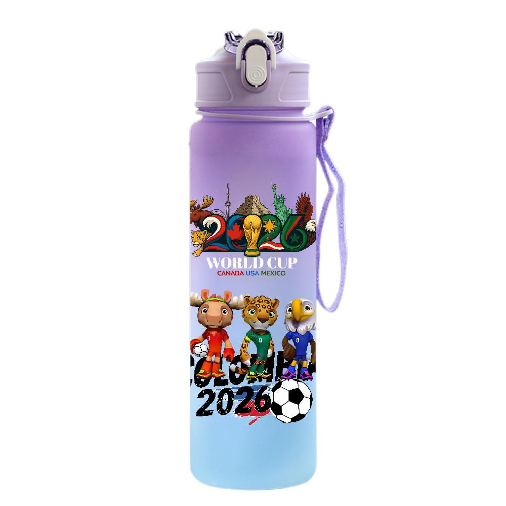 Grote Capaciteit Buiten Draagbare Touw Drinkfles Cadeau voor Jongens en Meisjes Voetbalfan Waterfles 2026 FIFA Wereldbeker Waterbeker