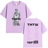 Tate McRae Miss Possessive Tour Merch T-shirt Unisex Donna Harajuku Girocollo Manica Corta T-shirt Cotone Casual T-shirt Streetwear