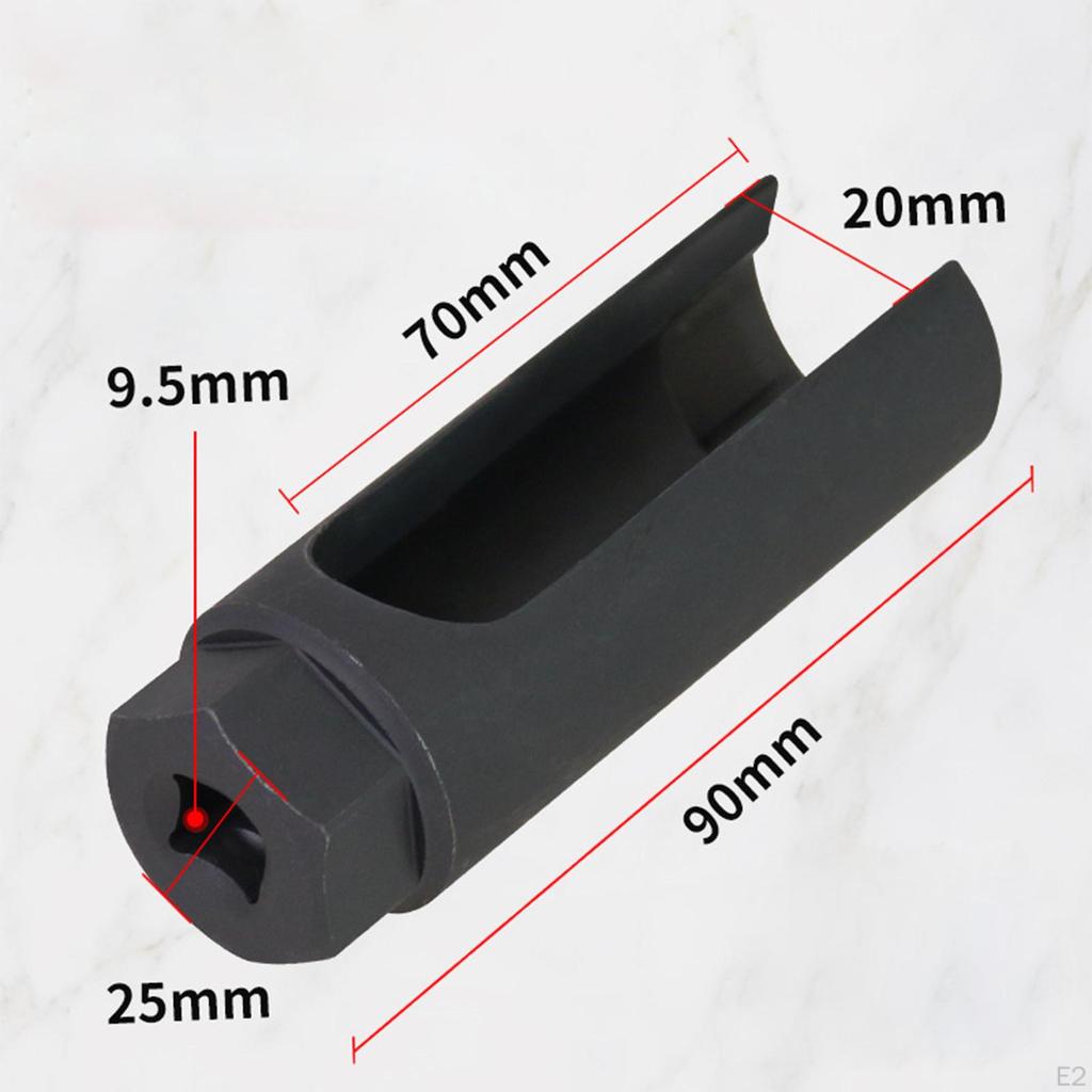 Offset Socket Sensors Removal Tool with Cutout Universal Automotive Replacement for 22mm Most
