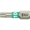 TORSION Stainless Steel Torx Screwdriver Bit, 6.35mm Drive, TX10, 25mm, 073620