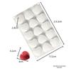 8-Cavity Heart Silicone Mousse Cake Mold