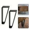 Strong Support Furniture Legs Black Metal Metal Legs New Design Support Legs  Interior Design