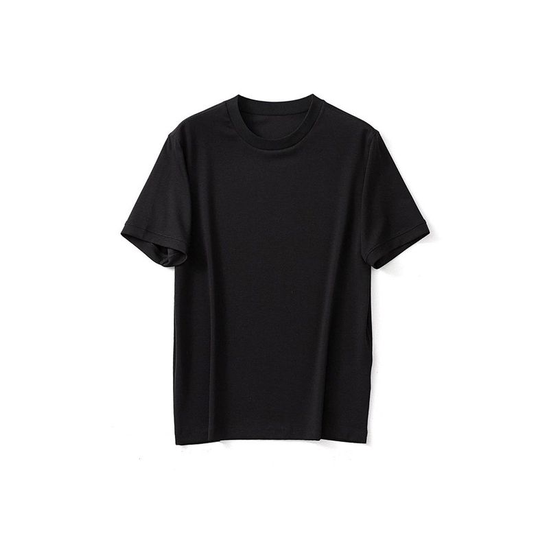 High-Density Modal Short-Sleeve T-Shirt for Men, 2024 New Trendy Summer Export Versatile Base Layer Tee