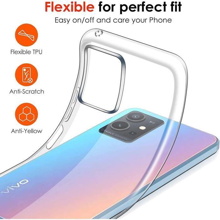 Coque de protection - Vivo - Y76 5G - Souple - Antichoc - Transparent