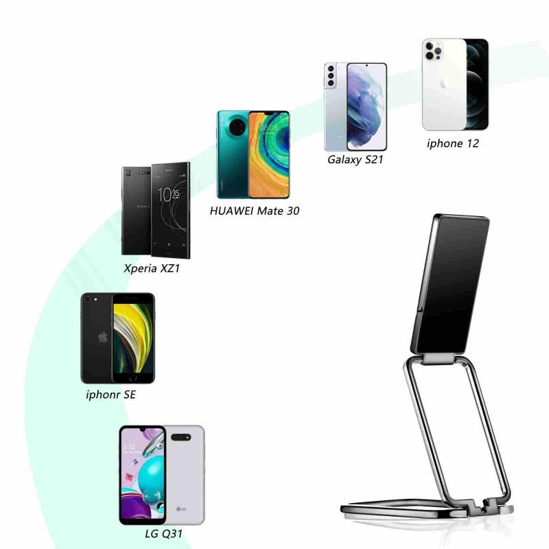 Mobile Phone Holder 360-degree Rotating Foldable Back Ultra-thin Ring Holder Multi-angle Portable