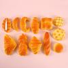 Mini Bread Keychain: Croissant & Pineapple Bun Squeeze Toy