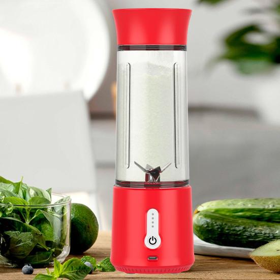 Wireless Portable Juicer Blender Fruit Mixer with Sharp Blades BPA-Free Dishwasher Safe Powerful Motor Fruit Mixing Machine Juicer Cup