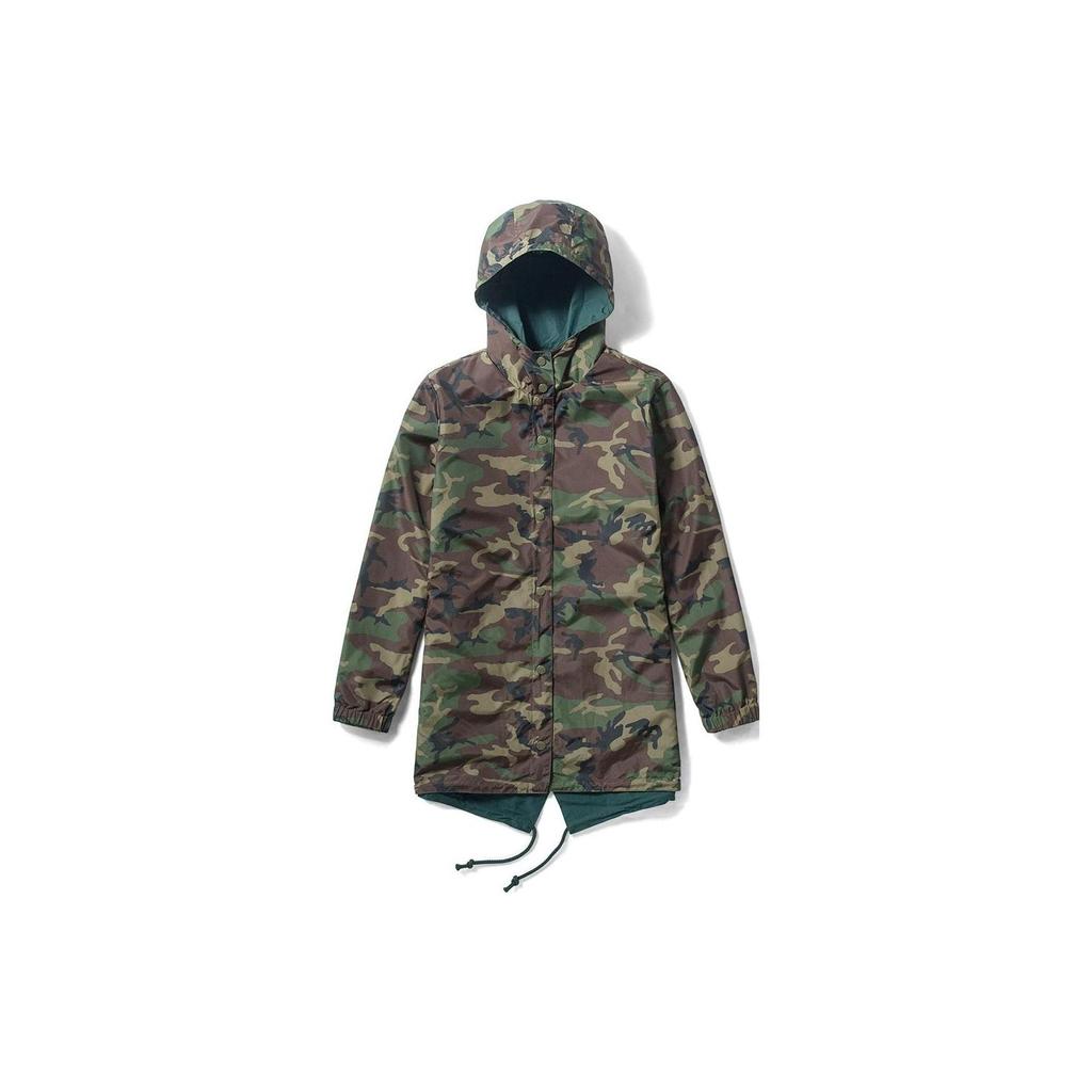 Vans Besticktes Logo Lässige Wendbare Kapuzenjacke Damenjacken Dunkelgrün VN0A3QRIYDX