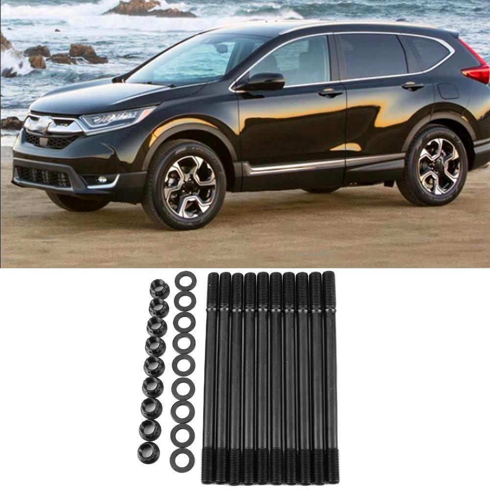Cylinder Head Stud Kit Fit for Honda Acura 1.8L B18C1 GSR B18C5 TypE R Series DOHC VTEC Engines