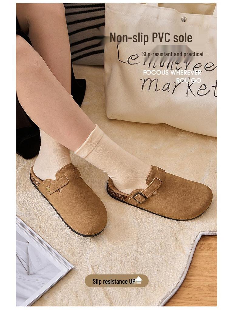 Girls' Slip-On Outdoor Clogs, 2025 Spring/Autumn, Soft and Non-Slip, for Older Children, Birkenstock-Style, Casual Wear.