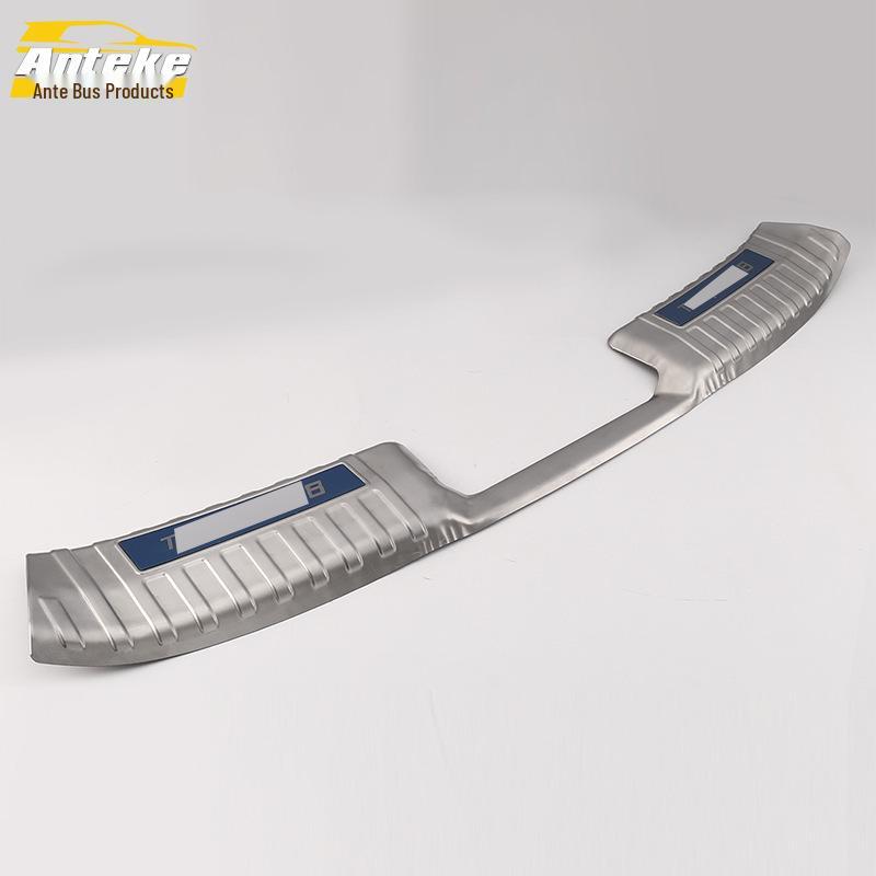 Compatible GM8 Rear Guard Plate: Stainless Steel Trunk Tailgate Bumper Protector for 17 Models
