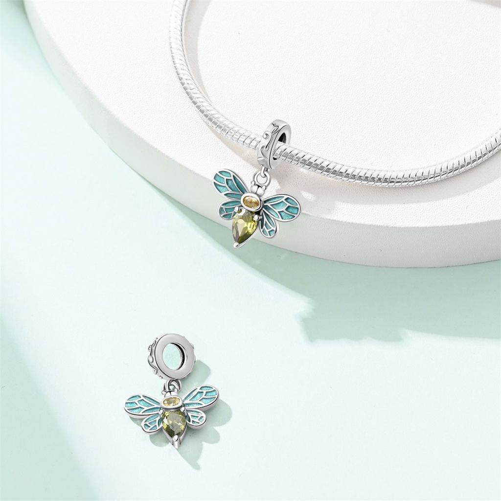 Copper Spring Insect Butterfly Series Gift Beads Suitable For 3Mm Original Bracelet Diy Birthday