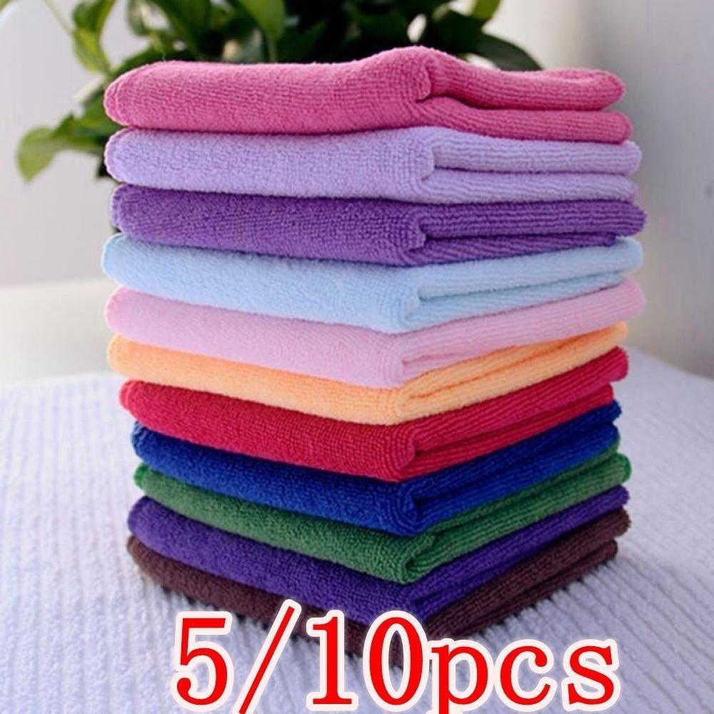 10 Pcs Useful Soft Soothing Face Hand Towel Cleaning Cotton Towel Wash Cloth ARI