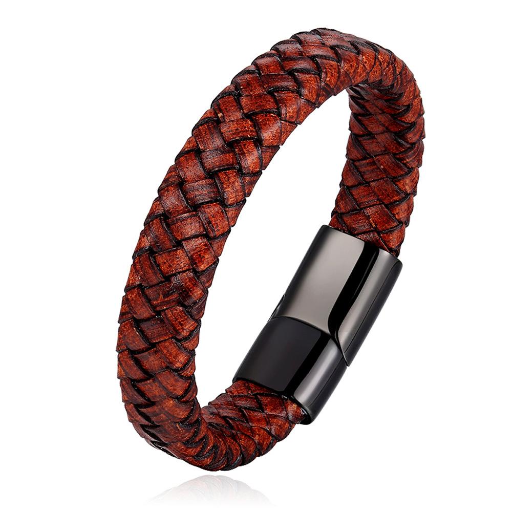 Europe, America, Men's Leather Retro Bracelets, Bracelets, Jewelry Accessories