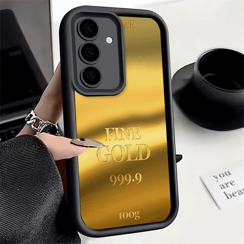 Phone Case for Samsung Galaxy A17 A16 A15 A14 A13 Fine Gold Pattern Printing A56 A36 A26 A55 A35 A25 A54 A34 A24 A53 A33 A23 A07