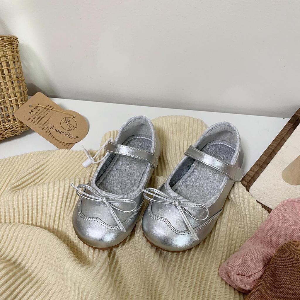 Bowknot Leather Princess Shoes for Baby Girls
