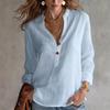 2026 Summer Women's Solid Color Fashion Button Top