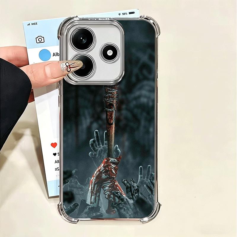 

The Walking Dead Negan Soft Phone Case For Xiaomi Poco X7 X8 Pro Max X6 X5 X3 F8 Ultra F7 M8 M7 M5S Redmi 15C 15A 15 14C 13C 12C Xiaomi Poco X6