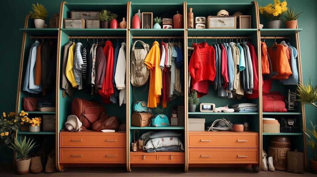 Wooden Hanger with Metal Clips