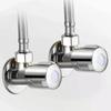 Stainless Steel Hot Cold Inlet Valve Bathroom Faucet Stop Valve Kitchen Sink Basin Triangle Valve Water Pressure Regulator
