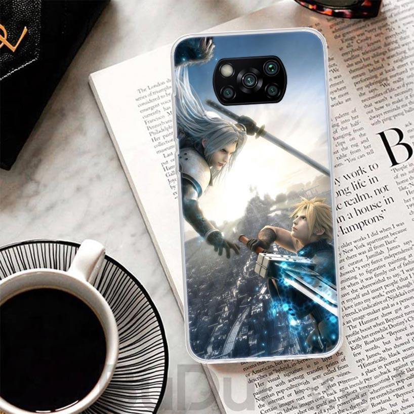 Final Fantasy VII Cover For Xiaomi Mi 11T 10T 9T Pro 11 Lite Phone Case 13 12 12X 10 9 8 11i 6X 5X Ultra 5G Print Coque Fundas