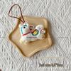Chinese Style Festive Cartoon Pony Ornament - Year of the Horse Zodiac Pendant, New Year Decoration, Creative Gift
