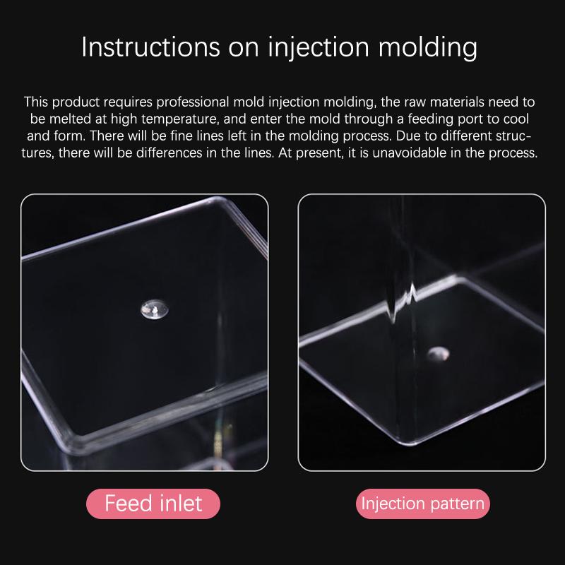 Stackable Acrylic Mystery Box Storage Display Frame Single Transparent Doll Box