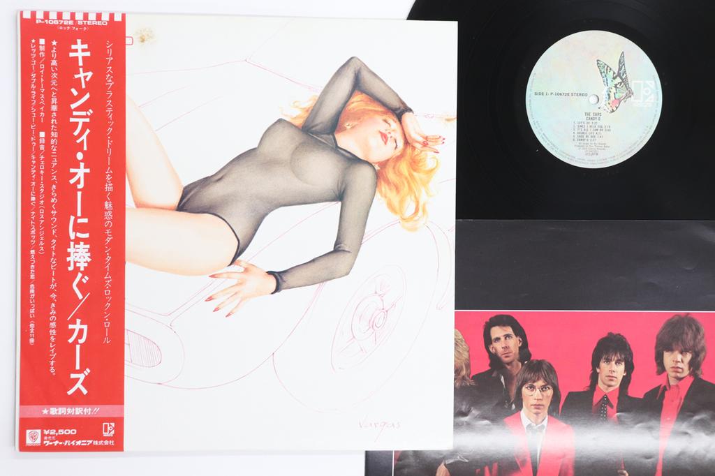 LP Record CARS - Candy O P10672E ELEKTRA 1979 Japan Obi Rock Used