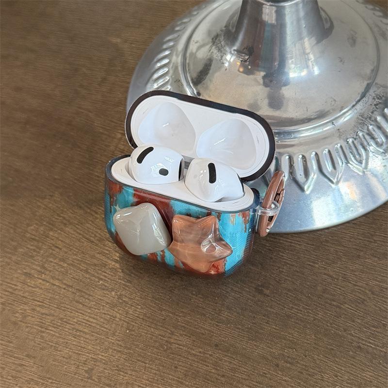 Irregular graffiti three-dimensional gemstone AirPods 1 generation earphone case for Apple AirPods Pro 1 generation