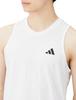 Adidas Bez rukávů Train Essentials Feelready Tréninkové Bez rukávů US326 Tričko Tričko Pánské Bílé/Černé (IC6947) J/L