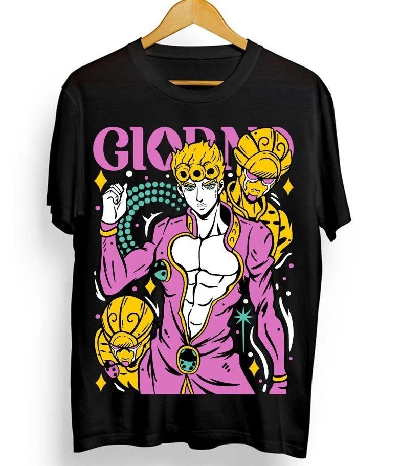 Joseph Joestar Jojos Bizarre Adventure Illustration Anime Trendy Tshirt Cotton Graphic Tee Unisex Unisex Summer Streetwear