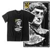 Michelangelo David Graphic T Shirt Men Vintage Washed Tee 100% Cotton Classical Art Streetwear Shirt