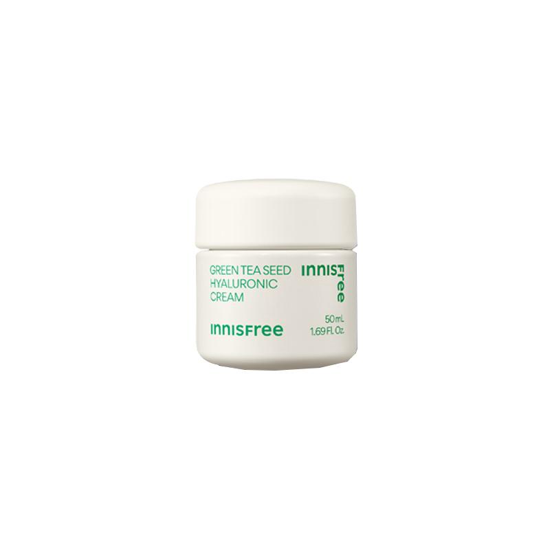 Innisfree Cream Soothing, Firming, Moisturizing, Oil Control and Anti-Wrinkle Green Tea Seed Hyaluronic Acid Cream-50ml