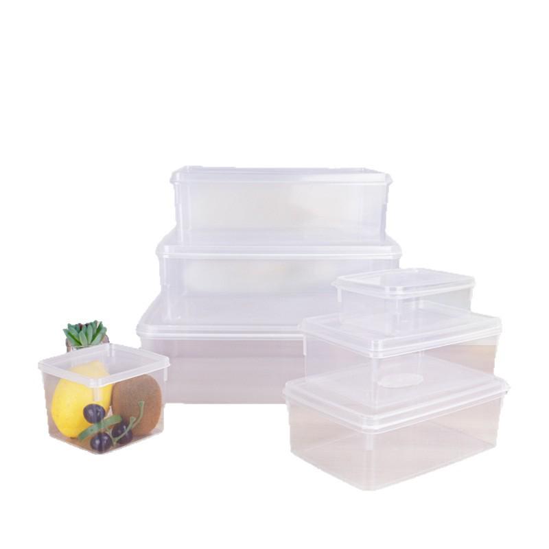 Microwaveable Transparent Food Storage & Organizer Box