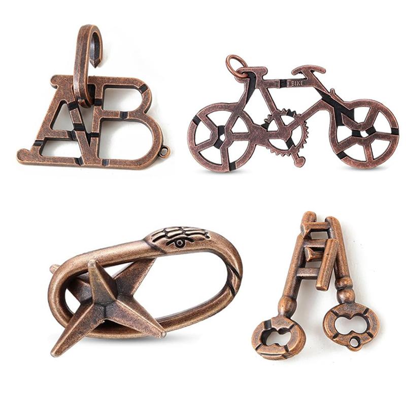 Metal Puzzle Brain Teaser For Adults And Children Rompecabezas 3D Disentanglement High Difficulty Level IQ Smart Games Toys