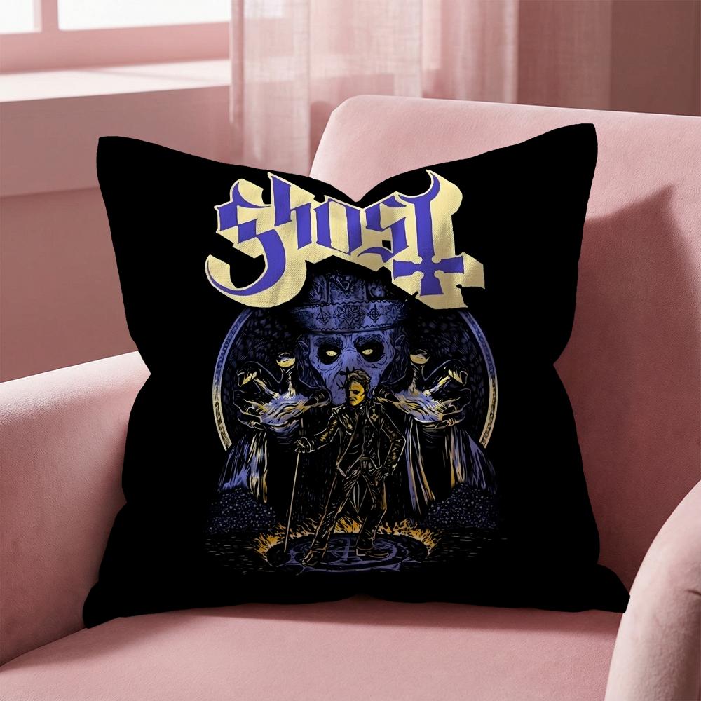 Cool G-Ghost BandS Cushion Cover Multi-Scene Pillow Cover for Home & Car - Reversible, Soft & Durable for Daily Use
