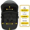 Lightweight Dual-Use Baby Stroller: High Landscape, Convertible, Foldable, & Two-Way.