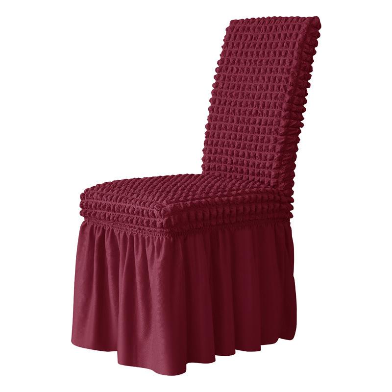 

Thickened Bubble Yarn Chair Cover for Home Use Hotel Restaurant Dining Chair Stool Dust Resist Cover for All Seasons 38*38*4 cm