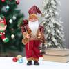 46Cm Standing Santa Claus Doll Supermarket Window Hotel Santa Claus Party Christmas Decorations