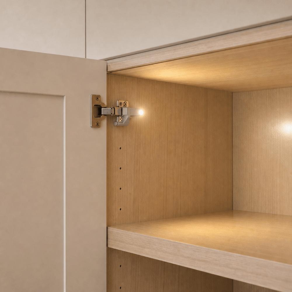 10 Pack Warm White Cabinet Hinge Light 3 LED Beads Closet Wardrobe Light  Garage