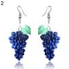Women Creative Coconut Fresh Fruit Hook Earrings Summer Holiday Party Jewelry